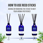 Xcleen Reed Diffusers for Home, Balsam & Cedar Diffuser - Image 5