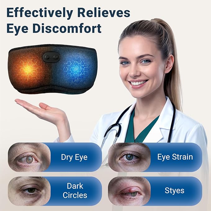 2 in 1 Heated & Cooling Gel Eye Mask - Image 3