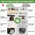 4-Light Bathroom Light Fixtures, Bathroom Wall Lamp - Image 2
