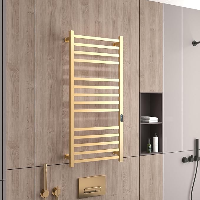 Luxury Heated Towel Rack Wall Mounted Towel Warmers, 14 Bars Towel Warmer Rack - Image 6