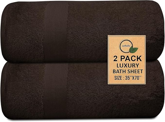 Softolle 100% Cotton Luxury Bath Sheets - Image 4