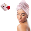 KEEPOZ Hair Towel Wrap Quick Dry 100% Cotton Super Absorbent Turban Head Wrap by KEEPOZ