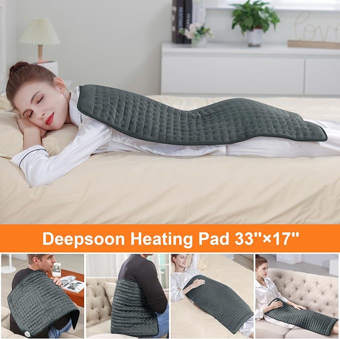 Deepsoon Heating Pad, Electric Heating Pads - Image 2