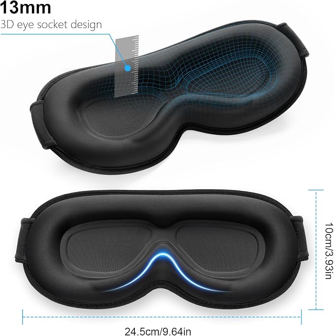 Gritin 100% Blackout Sleep Eye Mask - Image 9