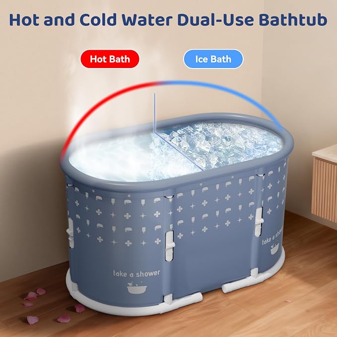 Portable Bathtub, Foldable Bathtub No Installation, Freestanding Shower Bathtubs - Image 8