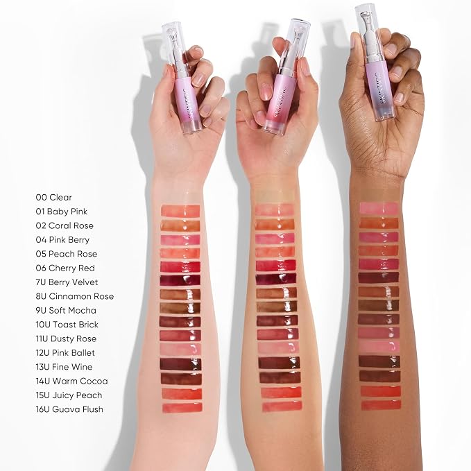 SKINTIFIC Peptide Brightening Lip Serum, Hydrating & Plumping Tinted Lip Gloss - Image 9