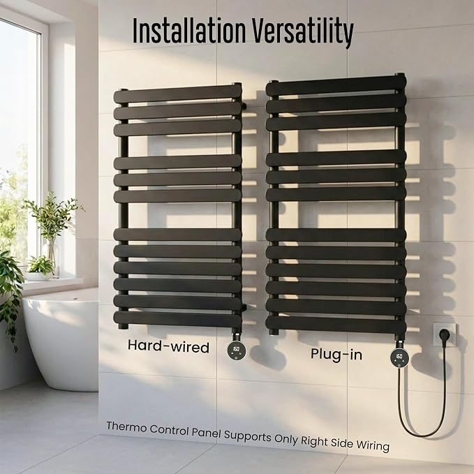 Towel Warmer, Large Size Heated Towel Rack - Image 5