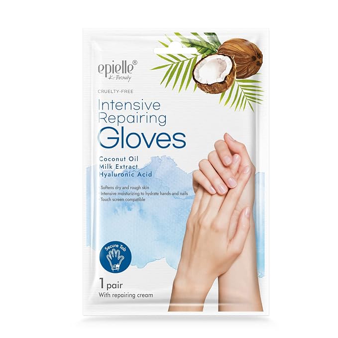 Epielle Assorted Hand Mask 5 Pairs, Deep Moisturizing Gloves - Image 6