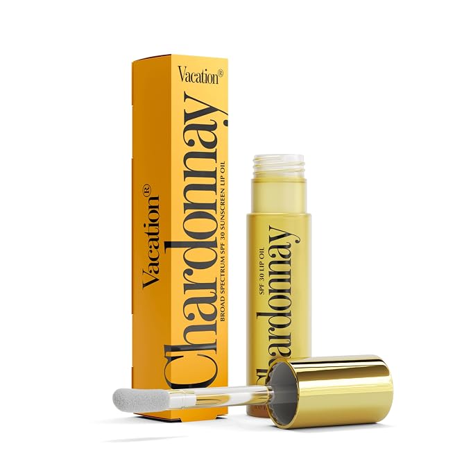 VACATION Chardonnay Lip Oil SPF 30, Sunscreen - Image 2