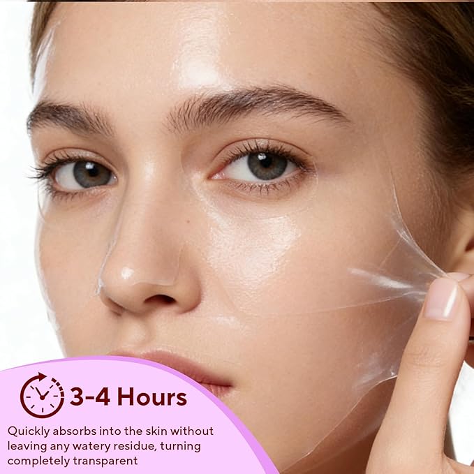 Collagen Face Mask, 4 Pack Bio-Collagen Real Deep Mask Overnight Hydrating Face - Image 3