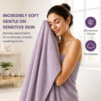 SEISSO 4 Pack Extra Large Bath Towels 63"x35", Bath Sheets - Image 4