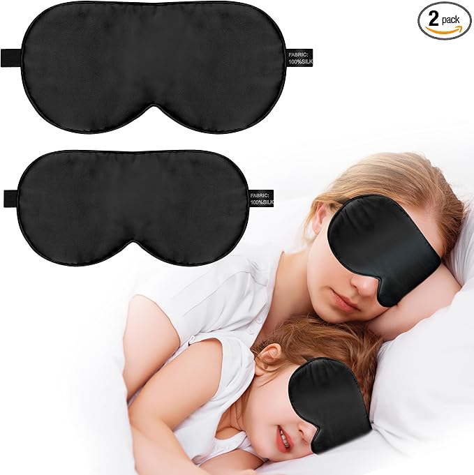 Silk Sleep Mask Eye Cover, 100% Real Natural Eye Mask by Unknown