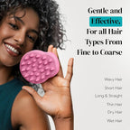 HEETA Hair Scalp Massager Shampoo Brush 2 Pack, Soft Silicone Bristles to - Image 8