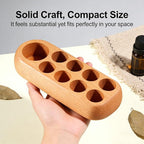 VolksRose 5~100ml 9 Holder Wooden Essential Oil Organizer - Image 6