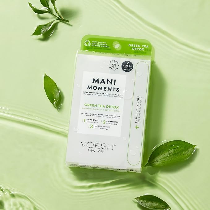 VOESH Mani Moments, Two Sets of Mani in a Box 3 Step + Nail File, Manicure Kit - Image 2