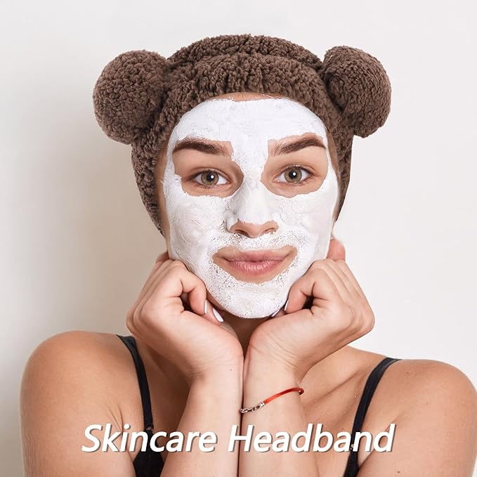 VELSCRUN Spa Headband, Makeup Face Wash Skincare Headbands, Stuff - Image 4