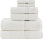 Madison Park Organic 100% Cotton Bathroom Towel Set, Hotel & Spa Quality Highly - Image 2