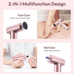 Electric Foot Callus Remover - 2 in 1 Rechargeable Electric Callus Remover - Image 3