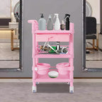 Salon Storage Cart, 3 Tier Rolling Beauty Organizer - Image 9
