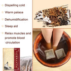 30 Pack Ginger & Mugwort Herbal Foot Soak Spa Set - 900g Natural Plant Blend - Image 5