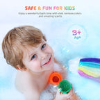 Rainbow Bath Bombs for Kids, 4 XL Kid Bath Bombs - Image 4