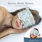 LC-dolida Sleep Mask with Bluetooth Headphones, Extra Large Silk Eye Mask - Image 2