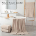 ecolook 4 Pack Microfiber Bath Towels, 31 x 63 inches Extra Large Bath Towel Set - Image 2