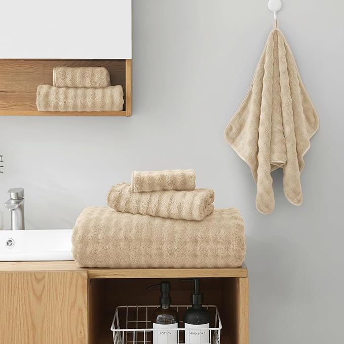 KBY Bath Towels Set of 2, Extra Large Bath Sheets 40X80 Inches, Quick Dry - Image 4