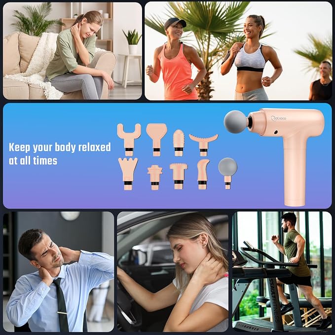 cotsoco Massage Gun Deep Tissue, Muscle Massage Gun Back Massager - Image 8