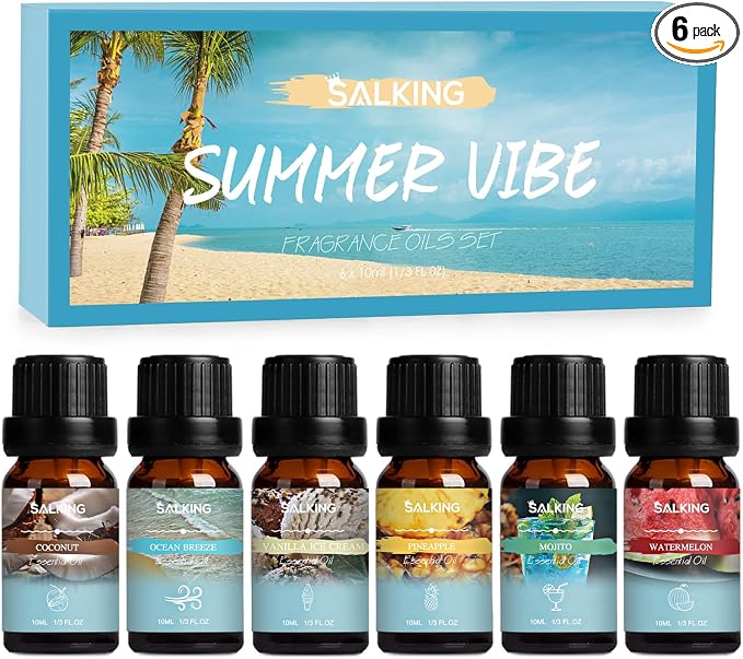 SALKING Summer Fragrance Oils Set, Premium Essential Oils Gift Set by SALKING