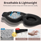 NEWVANGA Sleep Mask for Back and Side Sleeper, Block Out Light, Luxury Sleeping - Image 6