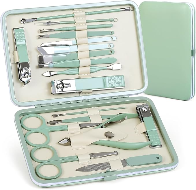 Manicure Set Pedicure Kit Nail Clippers Set Fingernail Clipper Set Ingrown by QLNE
