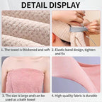 2 PCS Extra Large Hair Towel Wrap - Image 4