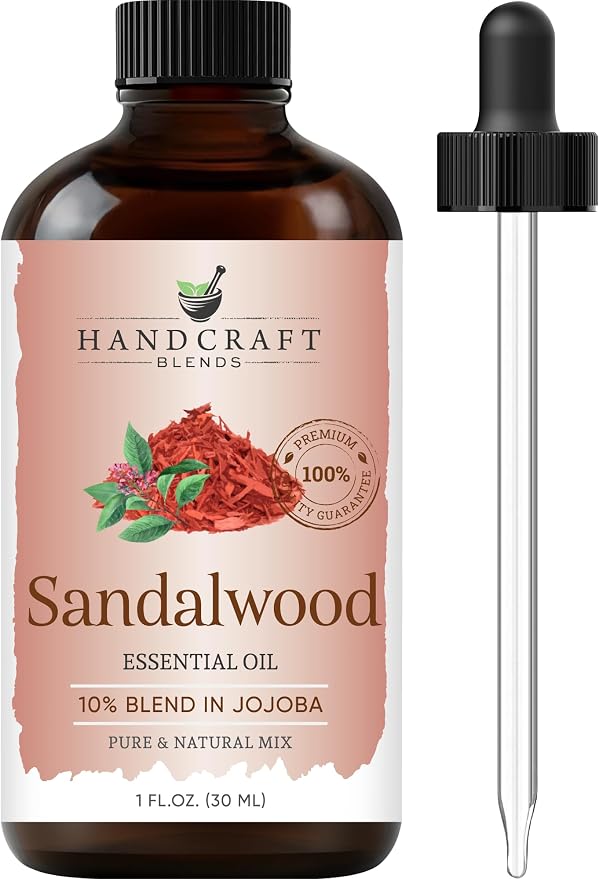 Handcraft Blends Sandalwood Essential Oil – 1 Fl Oz – Pure and Natural – by HandcraftBlends