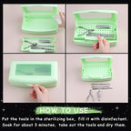 Nail Tool Sterilizer Box Plastic Disinfectant Container - Image 4