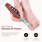 PediLux Pro Professional Manicure Pedicure Kit, Cordless Electric Nail File - Image 5