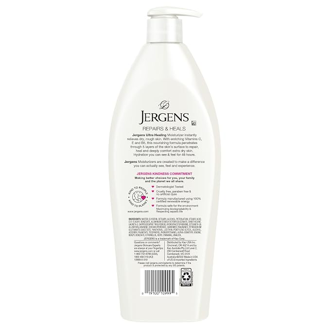 Jergens Ultra Healing Dry Skin Lotion, Hand and Body Moisturizer - Image 9