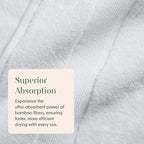 Springtree Home Luxury Bamboo Rayon Bath Towel Set 6 Piece Set | 35% Bamboo - Image 8