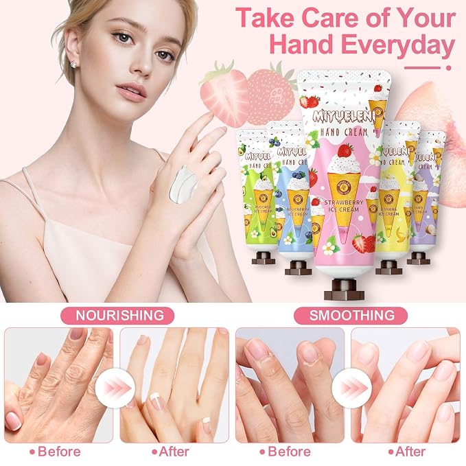 20 Pack Hand Cream Gift Set, Mothers Day Gifts, Moisturizing Hand Lotion - Image 5
