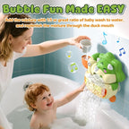 Lehoo Castle Bath Bubble Machine, Light Up Musical Bubble Bath Toys - Image 4