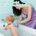 Shower Loofah 4PCS Soft Bath Body Sponge 60g Loofa Set Thick Wash Puffs - Image 3