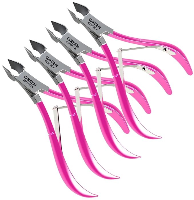 Professional Cuticle Trimmer Nail Cuticle Cutter Stainless Steel Cuticle Nippers by GREENESTETICA