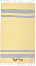 Personalized Embroidered Beach Towel | Throw Blanket, Easy Carry Sand Free by LA%60HAMMAMFINELIVING