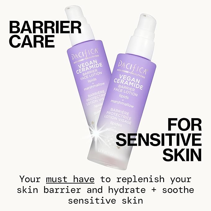Pacifica Vegan Ceramide Barrier Repair Face Lotion, Lightweight Moisturizer - Image 2