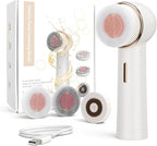 Electric Facial Cleansing Brush, Rechargeable Waterproof Dual Rotating Face by Unknown