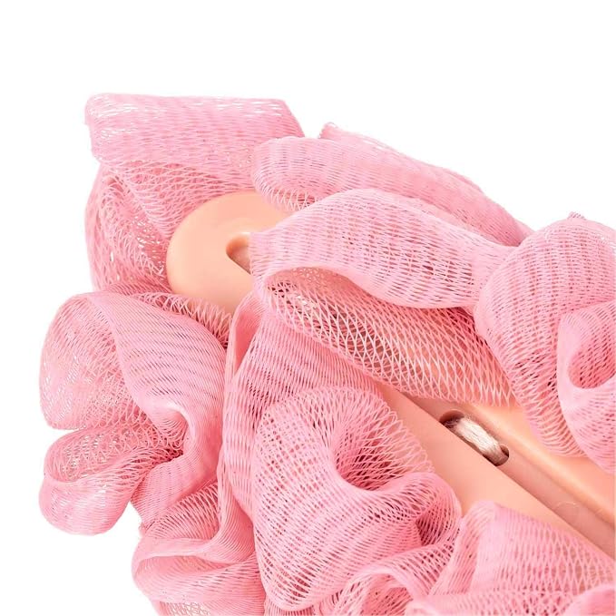 Back Scrubber for Shower, Loofah Long Handle Bath Body Brush, Soft Nylon Mesh - Image 4