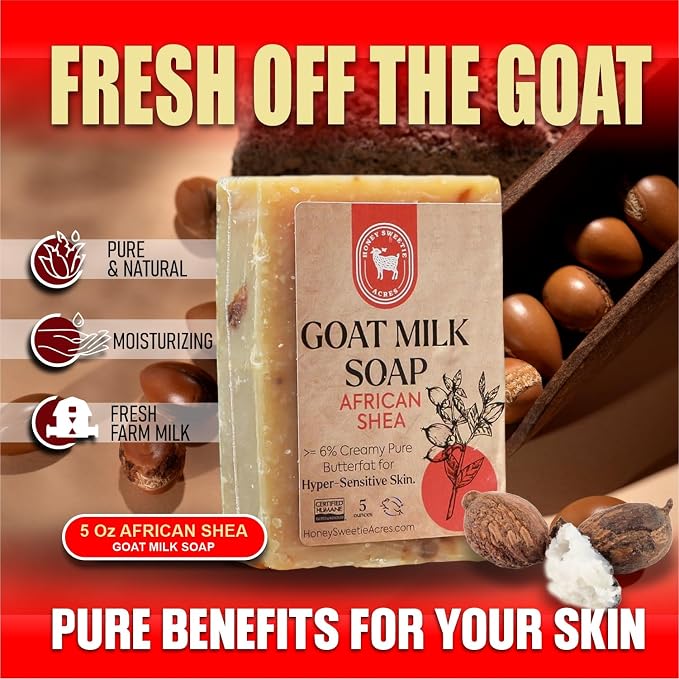 Honey Sweetie Acres African Shea Goat Milk Soap - Image 2