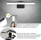 SOLFART 18Inch LED Vanity Light Bathroom Light Fixtures Over Mirror Black - Image 6