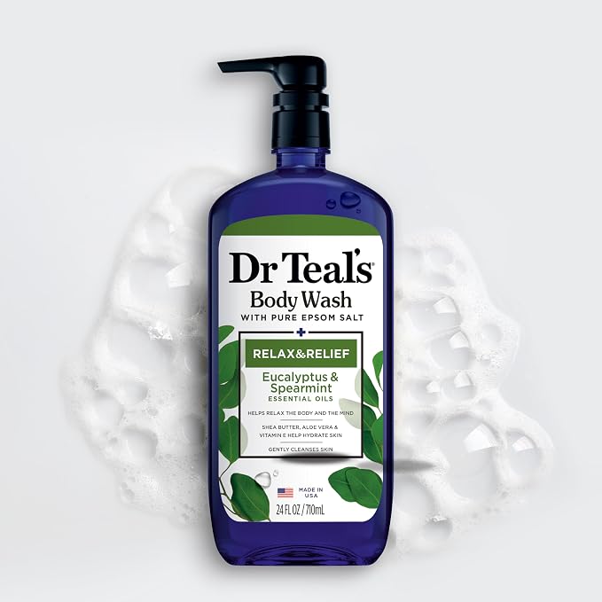 Dr Teal's Body Wash with Pure Epsom Salt, Lavender & Eucalyptus, 24 fl oz - Image 10