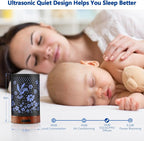 EQUSUPRO Essential Oil Diffuser 150ml Black Metal Aromatherapy Oil Diffuser - Image 6